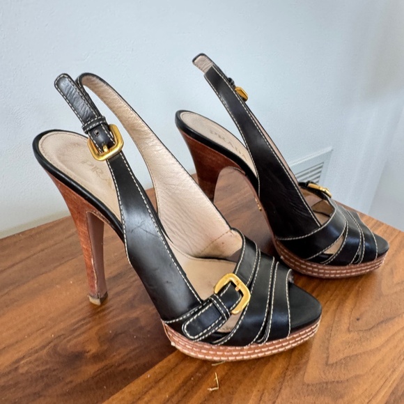 Prada Vintage Heels - Picture 1 of 7